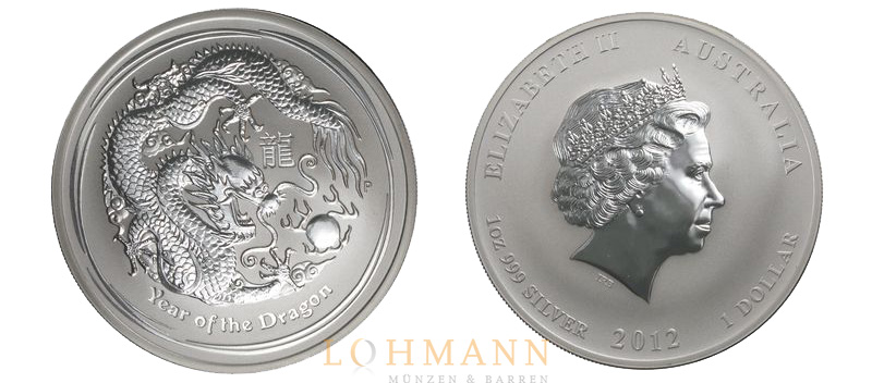 Silber Lunar Drache 2012