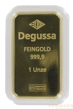 1 Unze Goldbarren