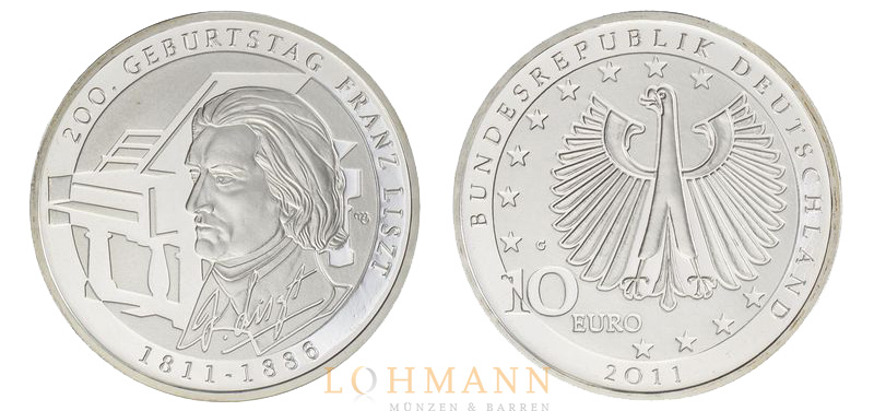 10 Euro Silberm&uuml;nze