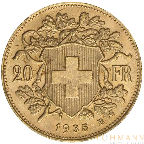 Goldmünze - Vreneli