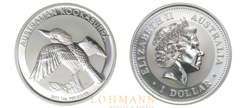 Australian Silver Kookaburra 2011