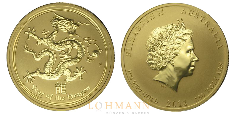 Lunar Gold Drache 2012